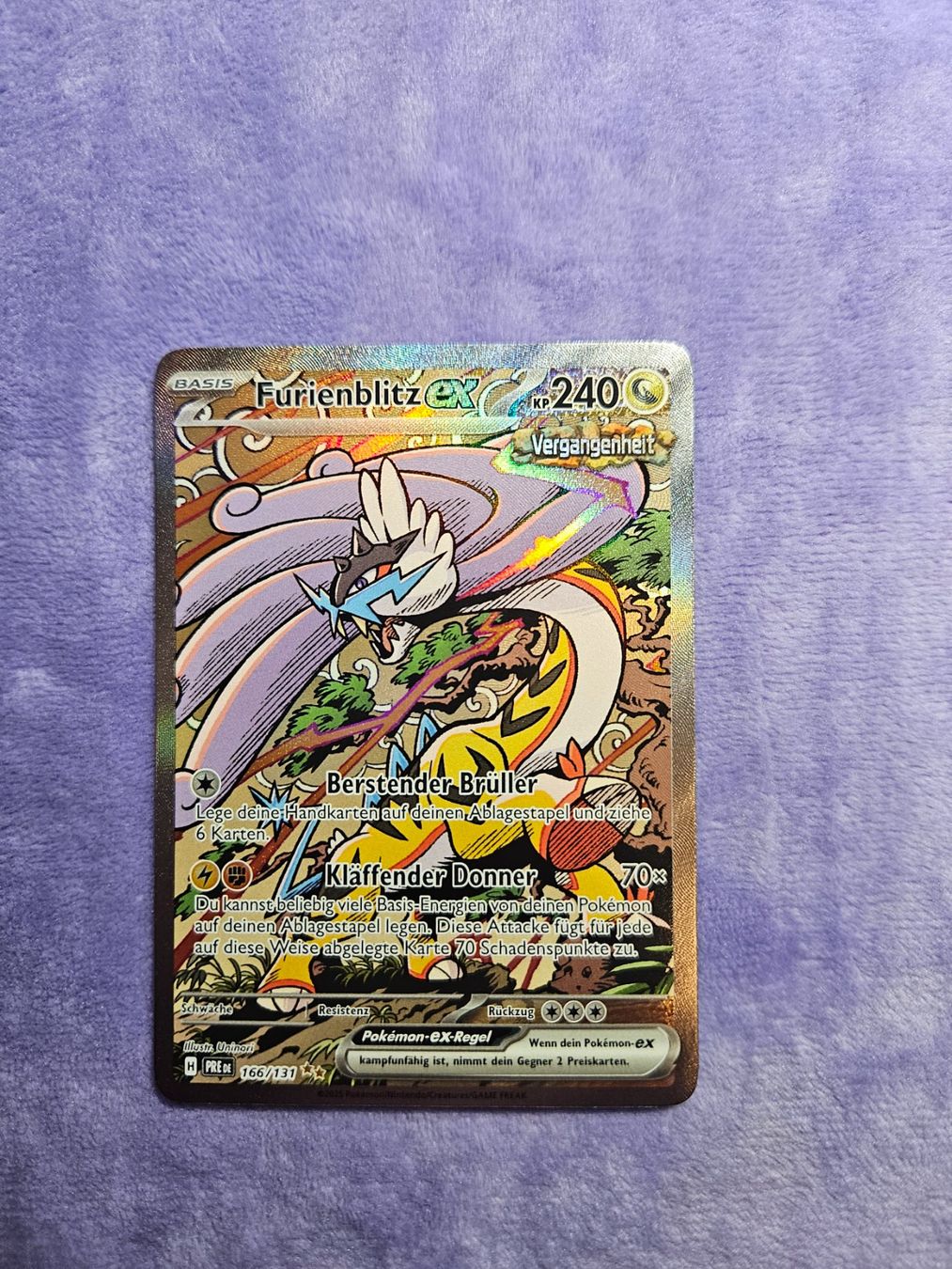 Pokémon Carte collezionabili: PRE (DE) 166/131 Furienblitz ex DE – Nuovo (secondo la descrizione) da Cham venduto da sirloin28