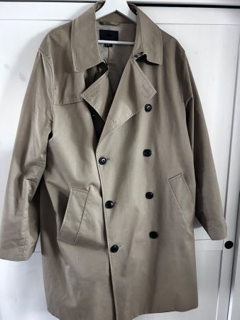 Trenchcoat Mantel beige H&M 56, XL neuwertig