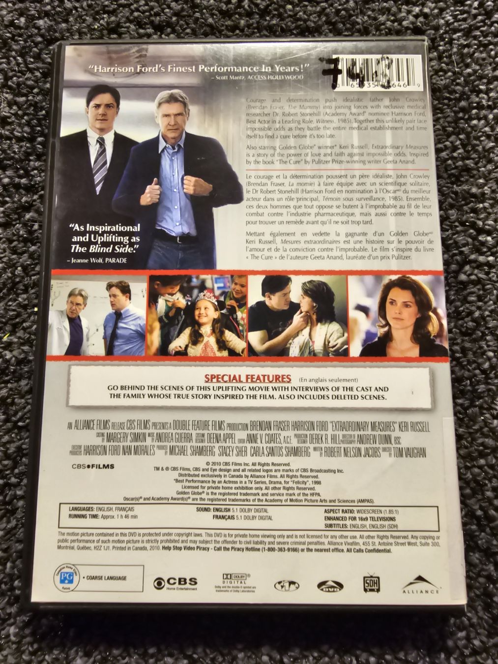 Tutti i DVDs: DVD Extraordinary Measures (16557) – Usato da Ruswil venduto da jan_bxl5 1