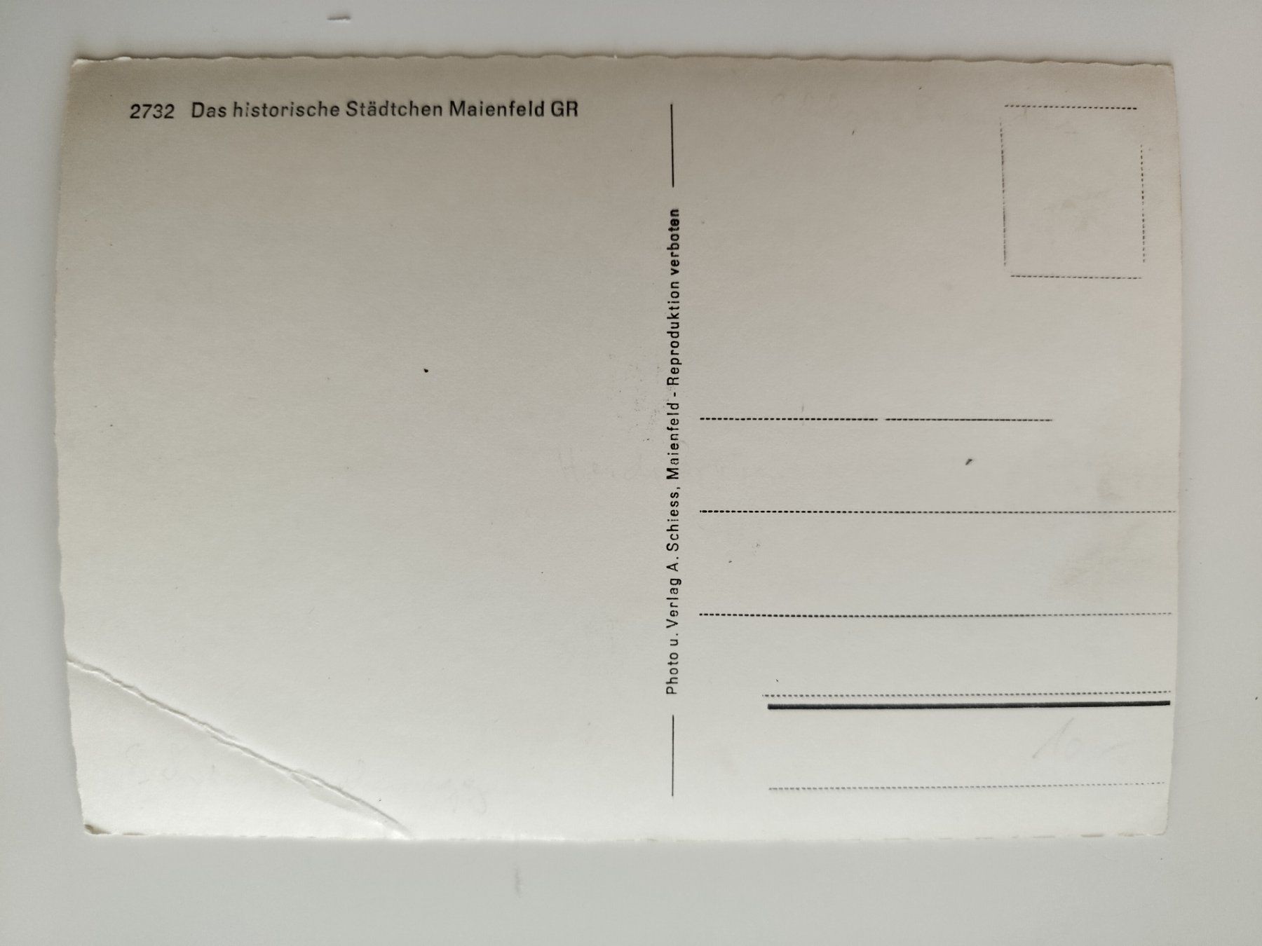Cartoline postali: Maienfeld 5 Bild AK alt – Difettoso da Ohmstal venduto da Lebensfreude05 1