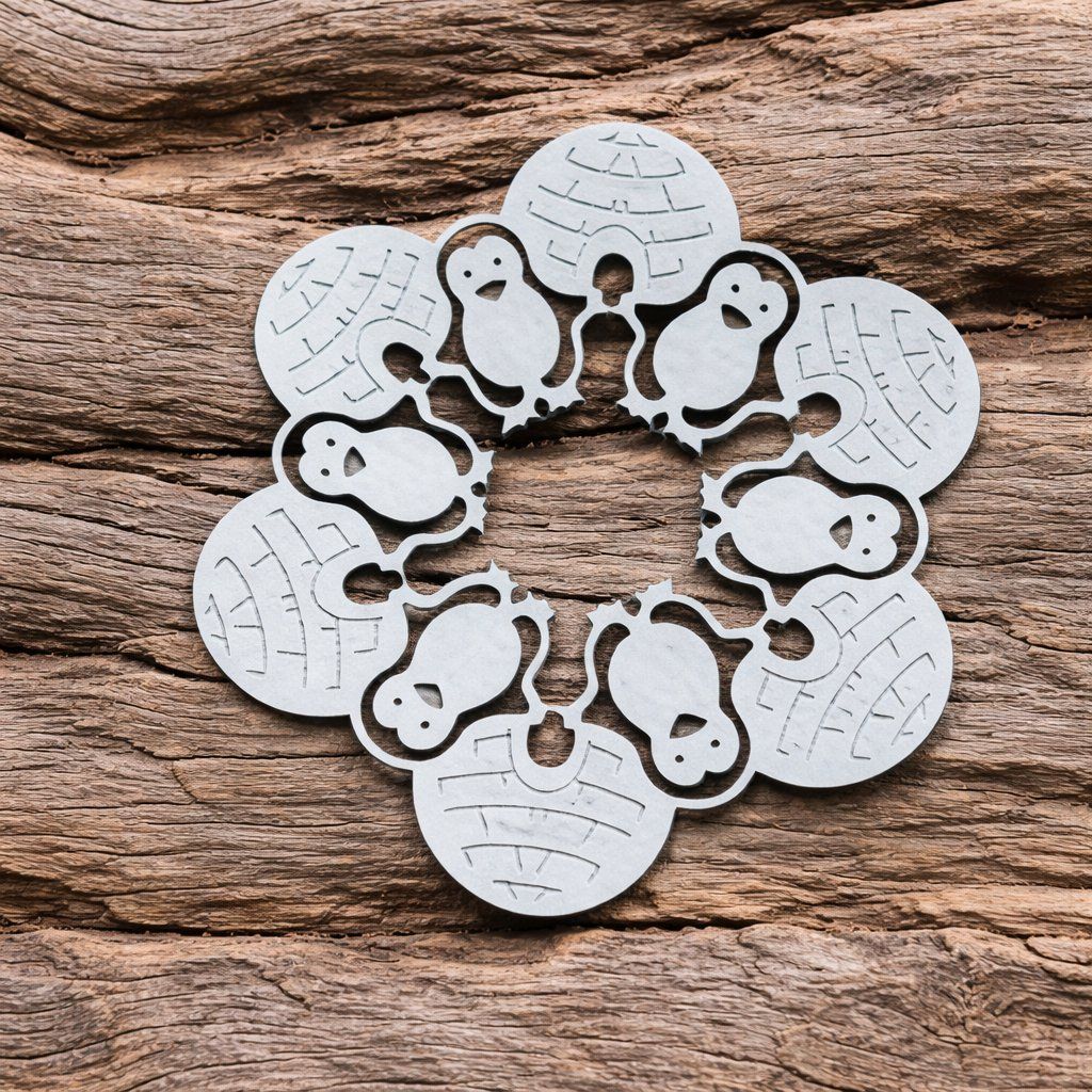 Sciablone: Neue  Stanzschablone Pinguine – Nuovo e nell'imballaggio originale da Effretikon venduto da wenuss 1