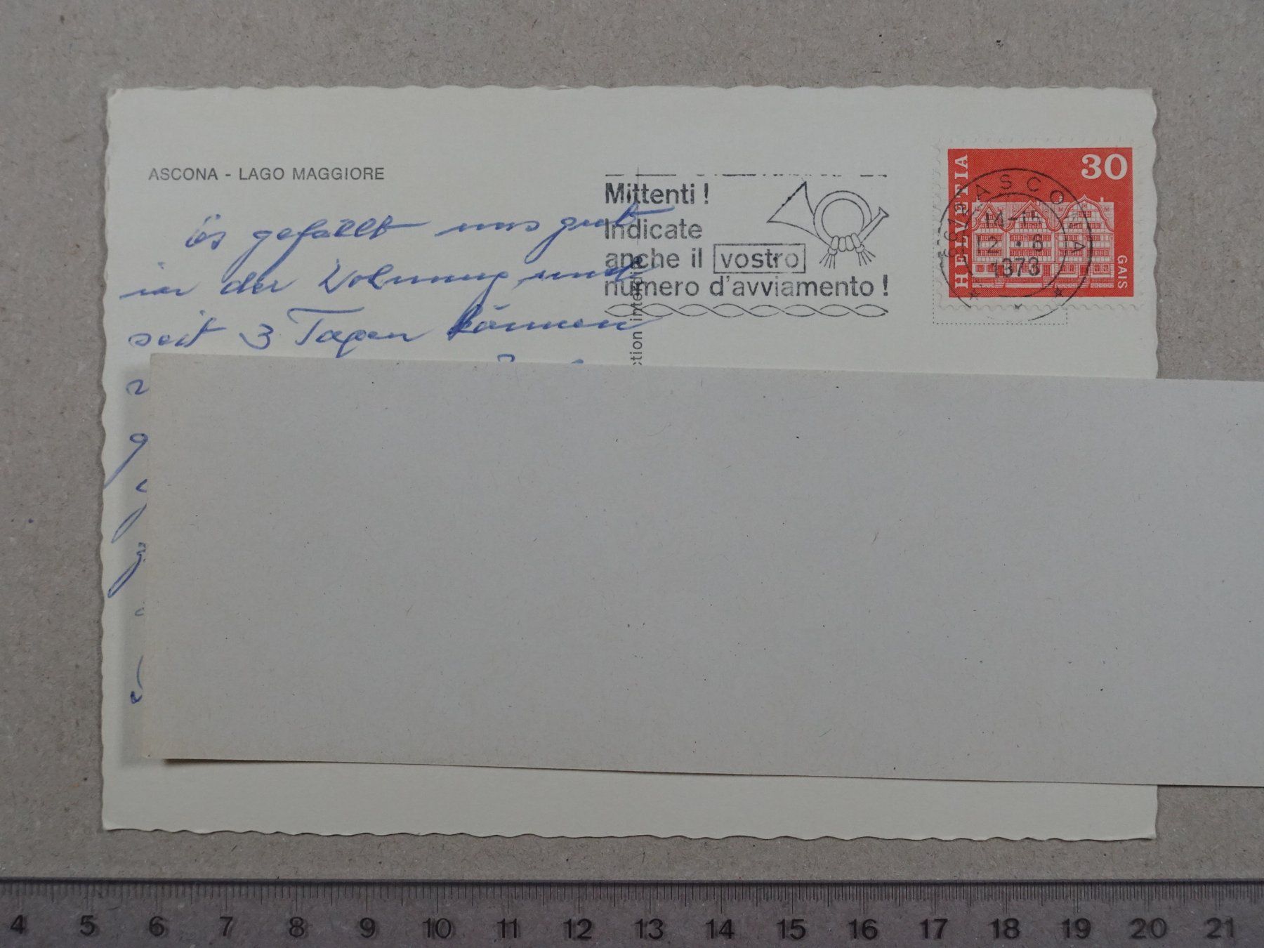 Cartes postales: Ascona, 1973 – D'occasion à Lenzburg par fh1 1