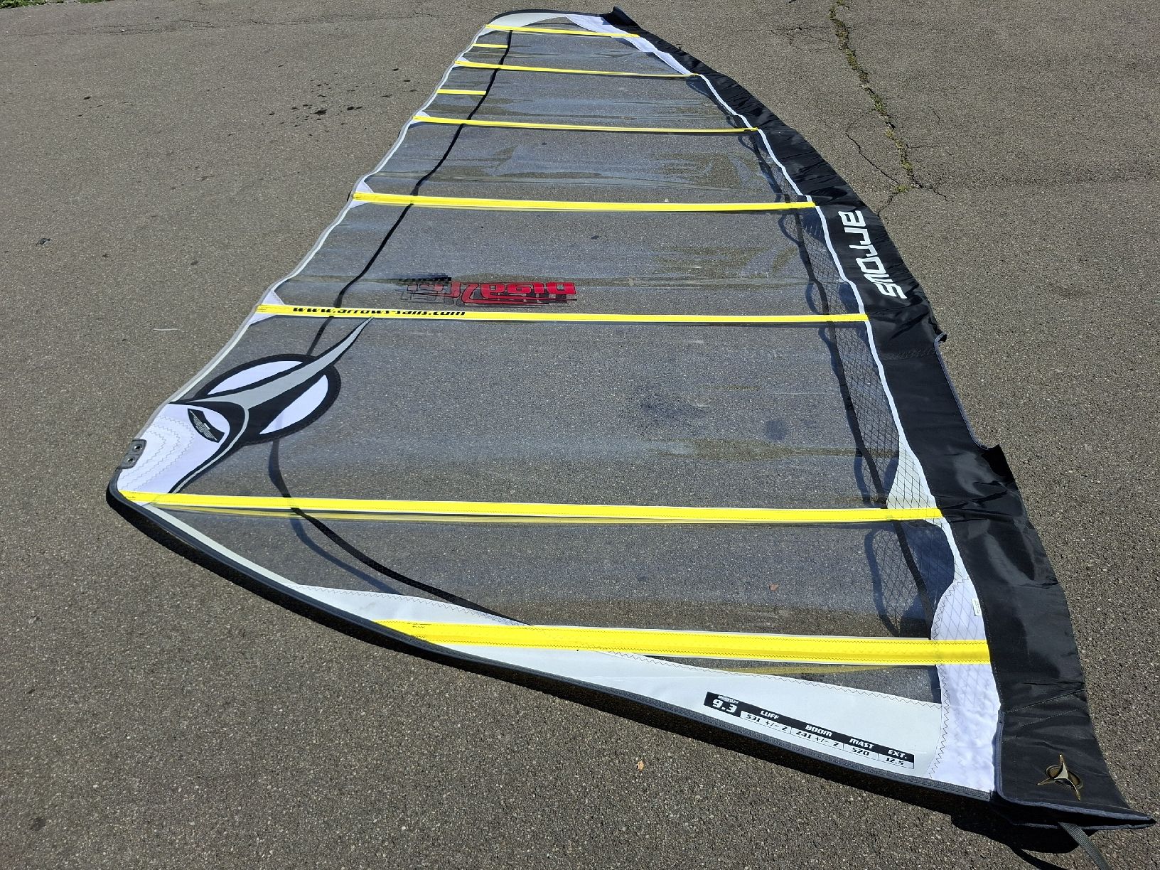 Surfen: Arrows Segel Dragster 9.3m – Gebraucht aus Fällanden von Nmustang 1