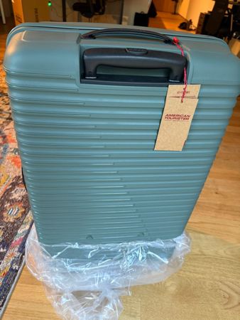 NEW!! Koffer American Tourister grün neu Large