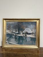 Ölgemälde “Schwellimätteli” Friedrich Eduard Traffelet, Bern