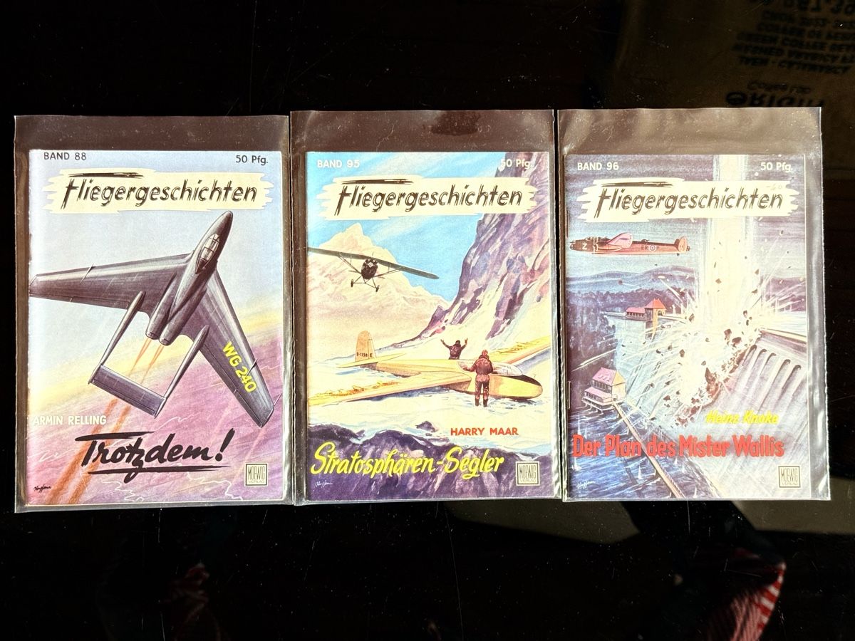 Libri: Fliegergeschichten , 3er Set, Top Zustand. – Usato da Zuerich venduto da SonderArt-Wertgut 1