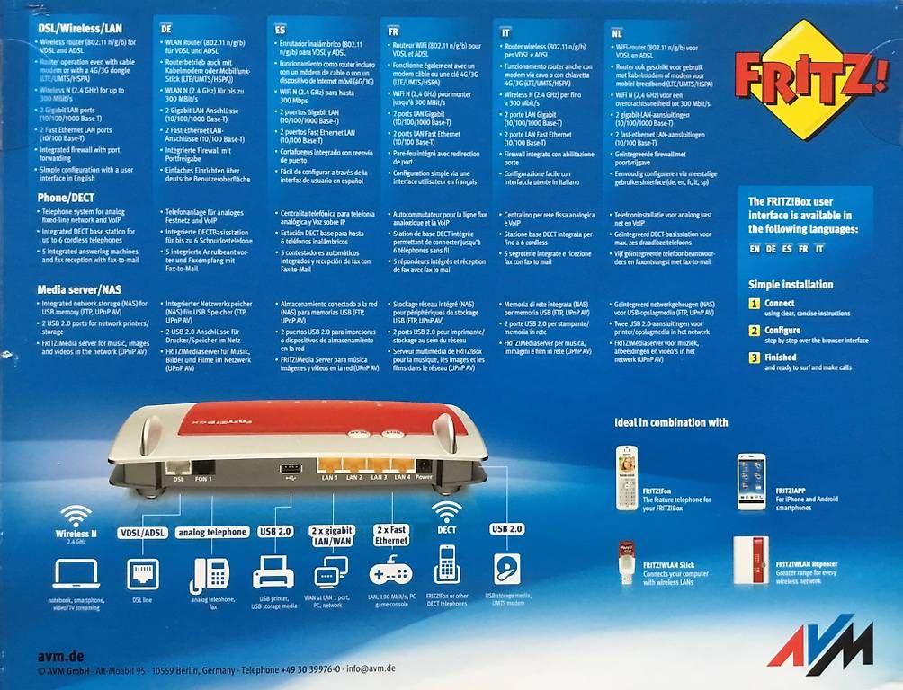 Modems & Routeurs: AVM FRITZ Box 7360 – D'occasion à Gunten par sam9a 1