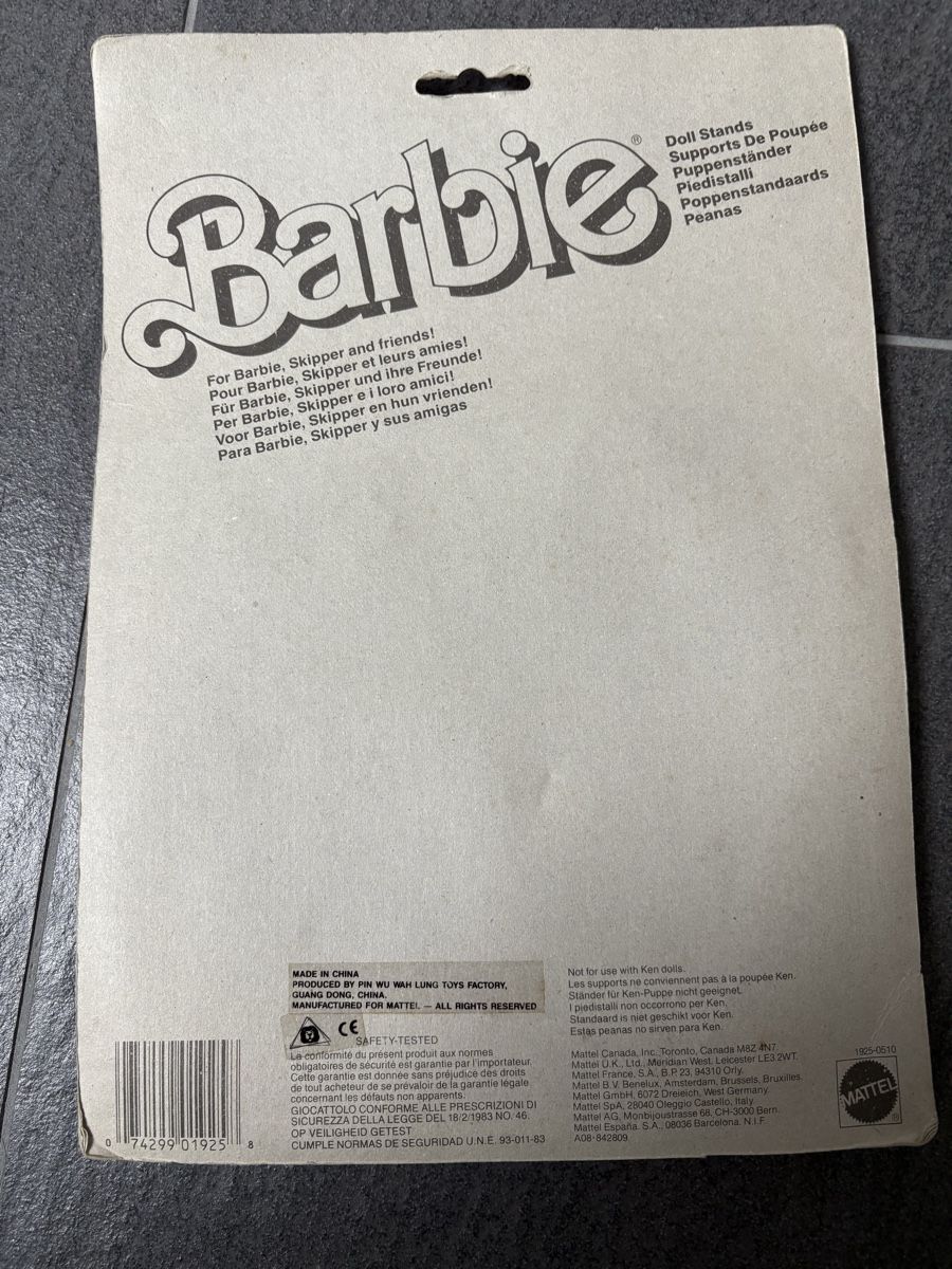 Giocattoli: Barbie Ständer - Vintage 80er – Nuovo e nell'imballaggio originale da Horgen venduto da Spikystar13 1