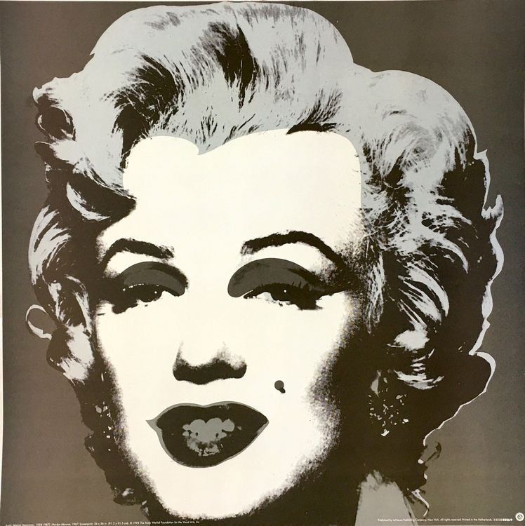 Arts picturaux & lithographies: Andy Warhol    "Marilyn black"    KUNSTDRUCK – D'occasion à Nennigkofen par Schamane75 3