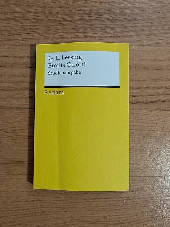 Libri: Emilia Galotti – Usato da Buchs ZH venduto da mil_929h