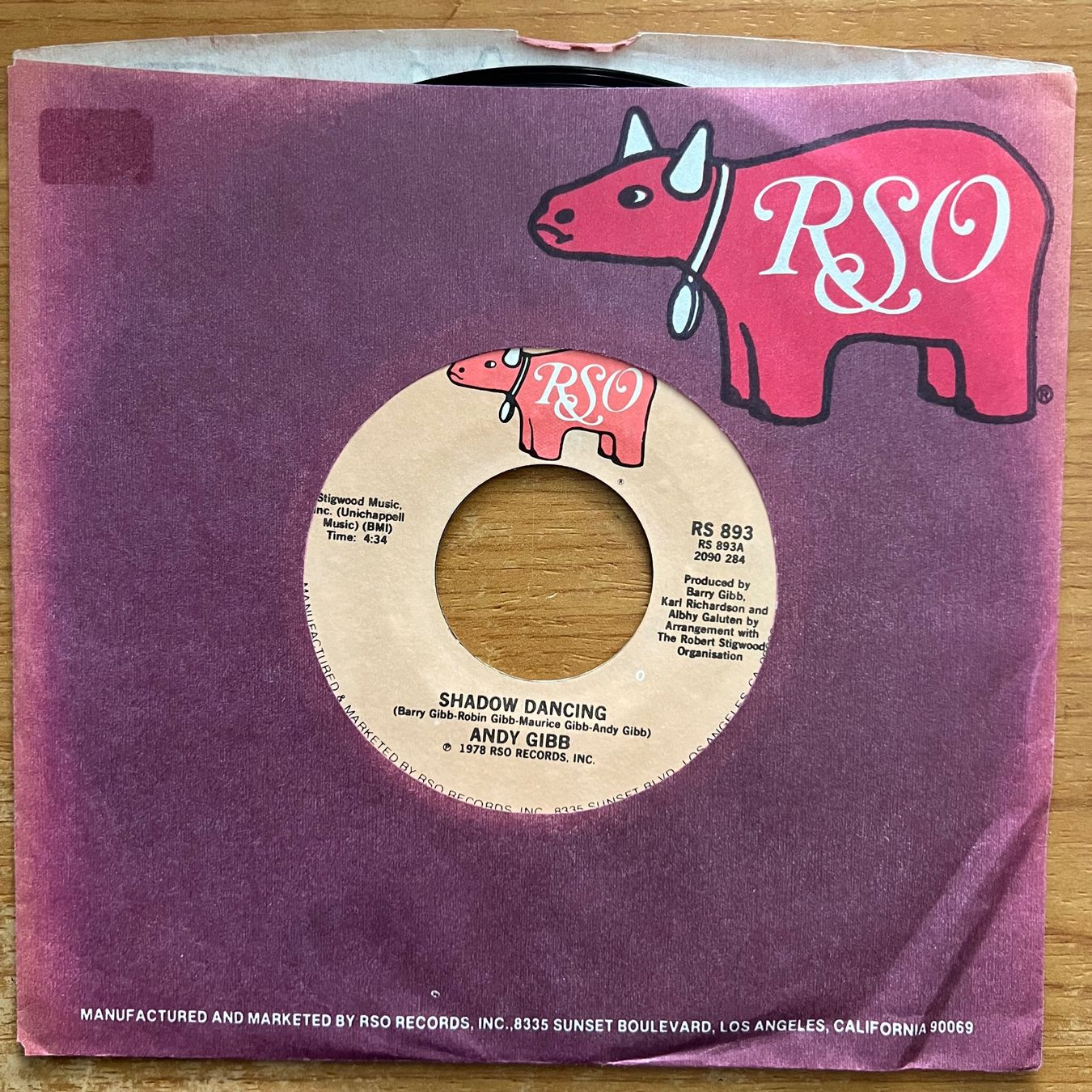 Dischi in vinile: Andy Gibb - Shadow Dancing / 1. US-Press. 1978 – Usato da Gais venduto da soundcave57