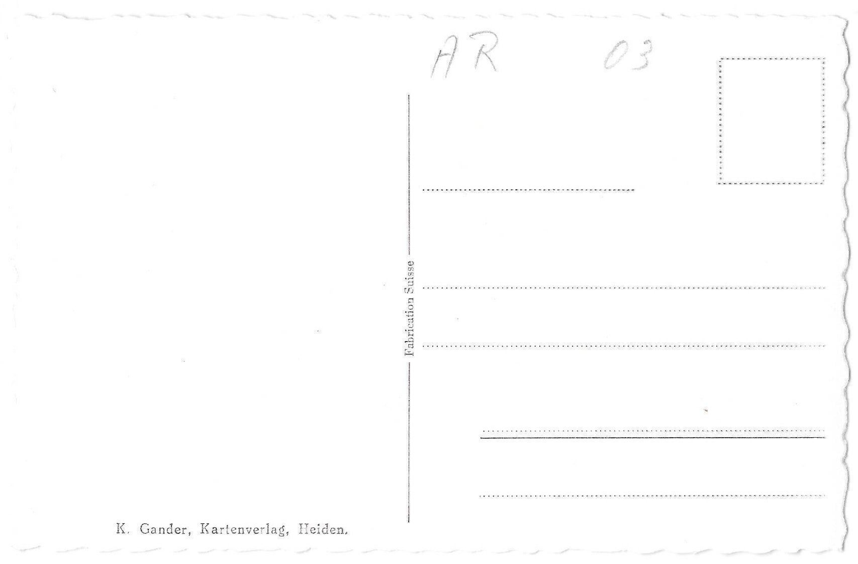 Cartoline postali: Heiden Gesamtansicht – Usato da Olten venduto da clotaldi 1