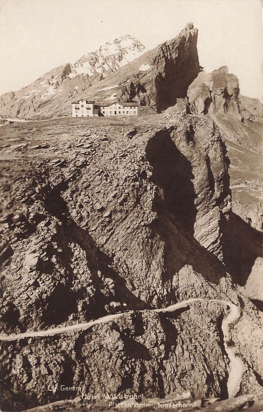 Cartoline postali: La gemmi hotel wildstrubel ( Leukerbad ) – Usato da Biasca venduto da Blenio71