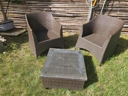 Gartenlounge (Rattan)