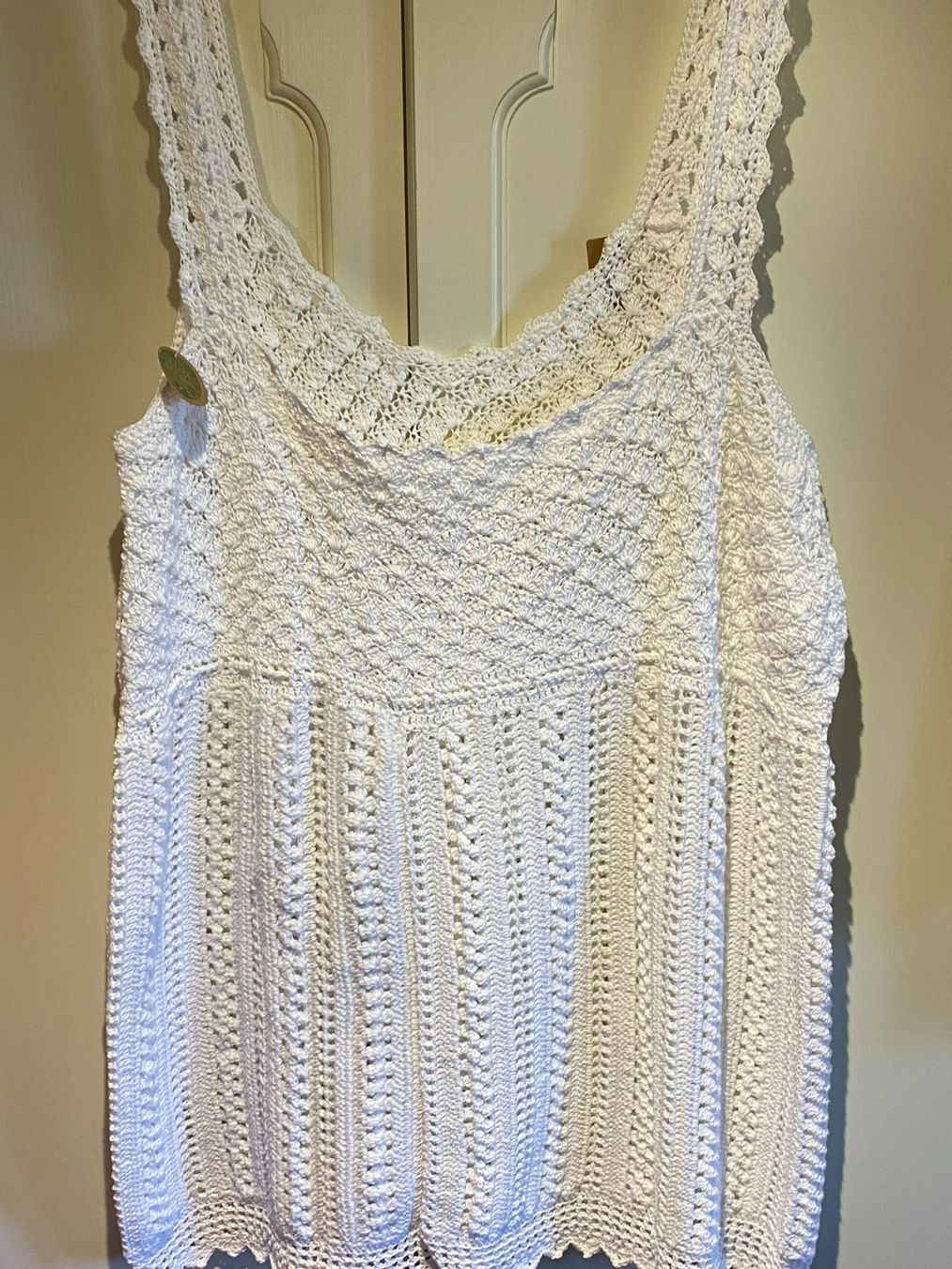 Vestiti: STRICK TRÄGERKLEID-VINTAGE-WEISS,EINZELSTÜCK – Nuovo e nell'imballaggio originale da Meienried venduto da ManuelaBoutique 5