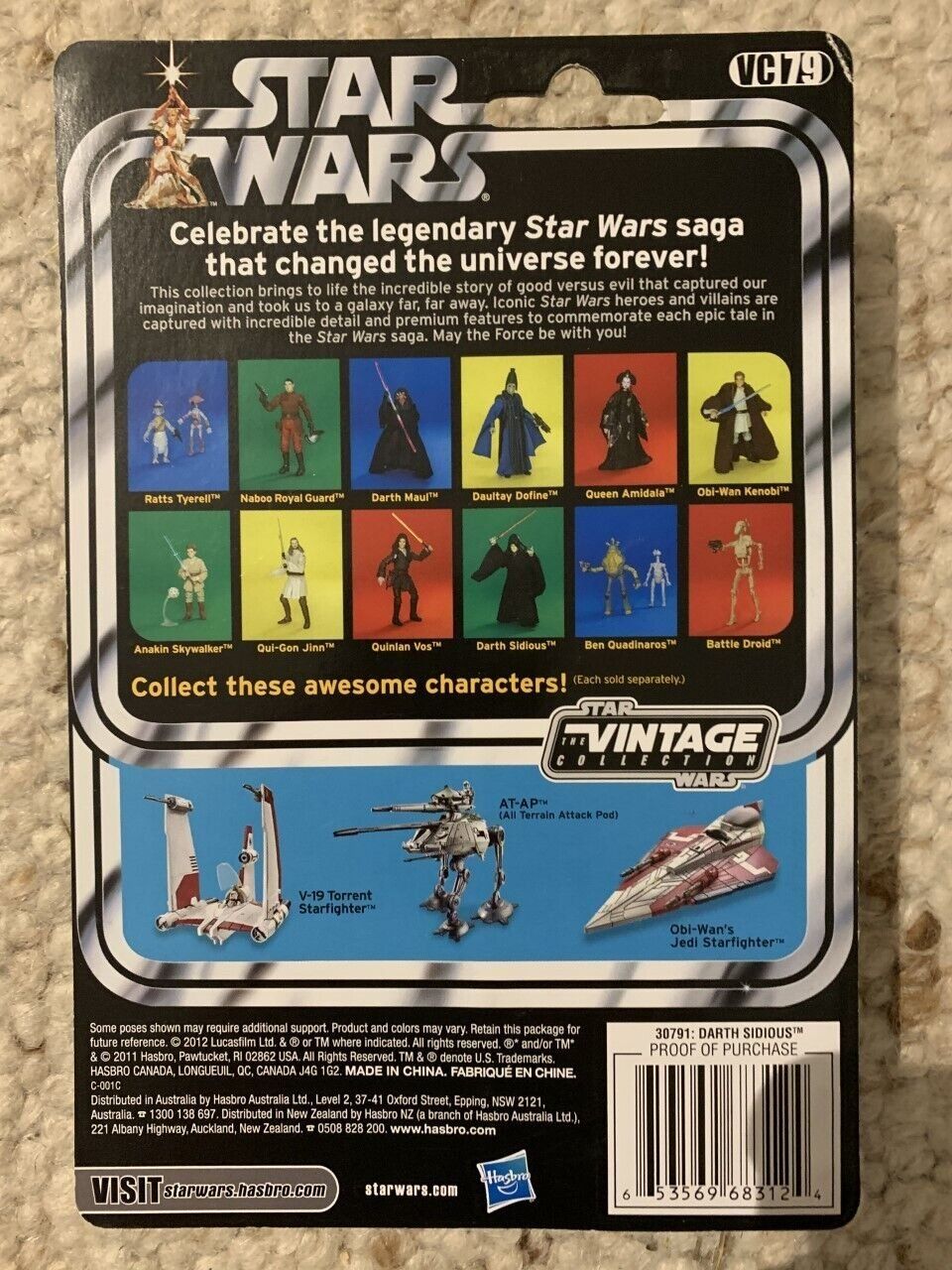 Hasbro Giocattoli: Star Wars Vintage collection VC79 - Darth Sidious – Nuovo e nell'imballaggio originale da Gimel venduto da marchaux2006 1