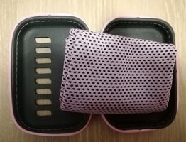 Microfaser Kühltuch, Sport-Tuch im Etui, Rose