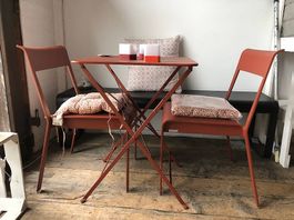 Fermob Bistro / Bellevie Set in ockerrot