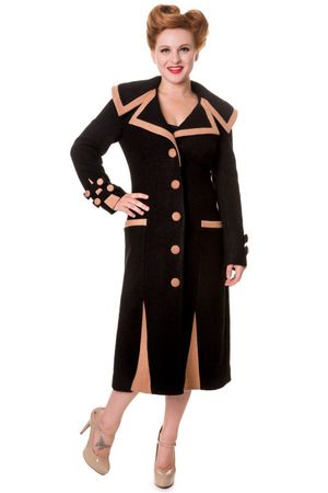 Banned Vintage Damen Mantel Gr S