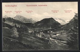 Vorderwäggithal, Gesamtansicht talaufw