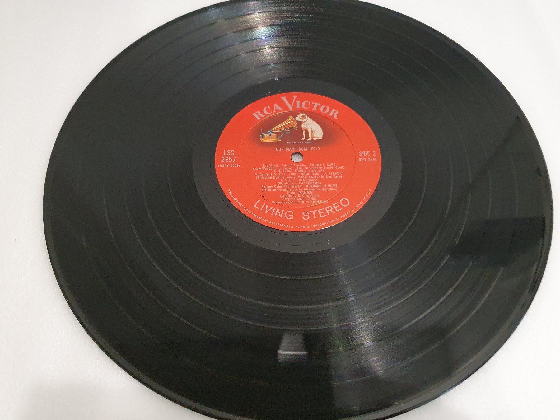 Dischi in vinile: Sergio Franchi - Our Man From Italy – Usato da Uster venduto da Vinyl-Leidenschaft 4