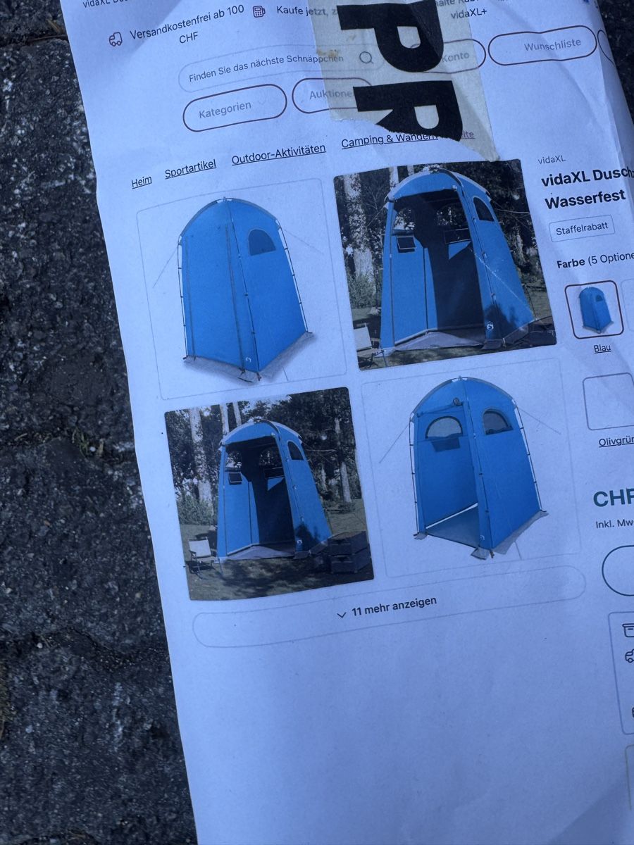 Zelte & Pavillons: Wc Zelt +duschzelt – Neu und originalverpackt aus Orpund von Rhodes0 5