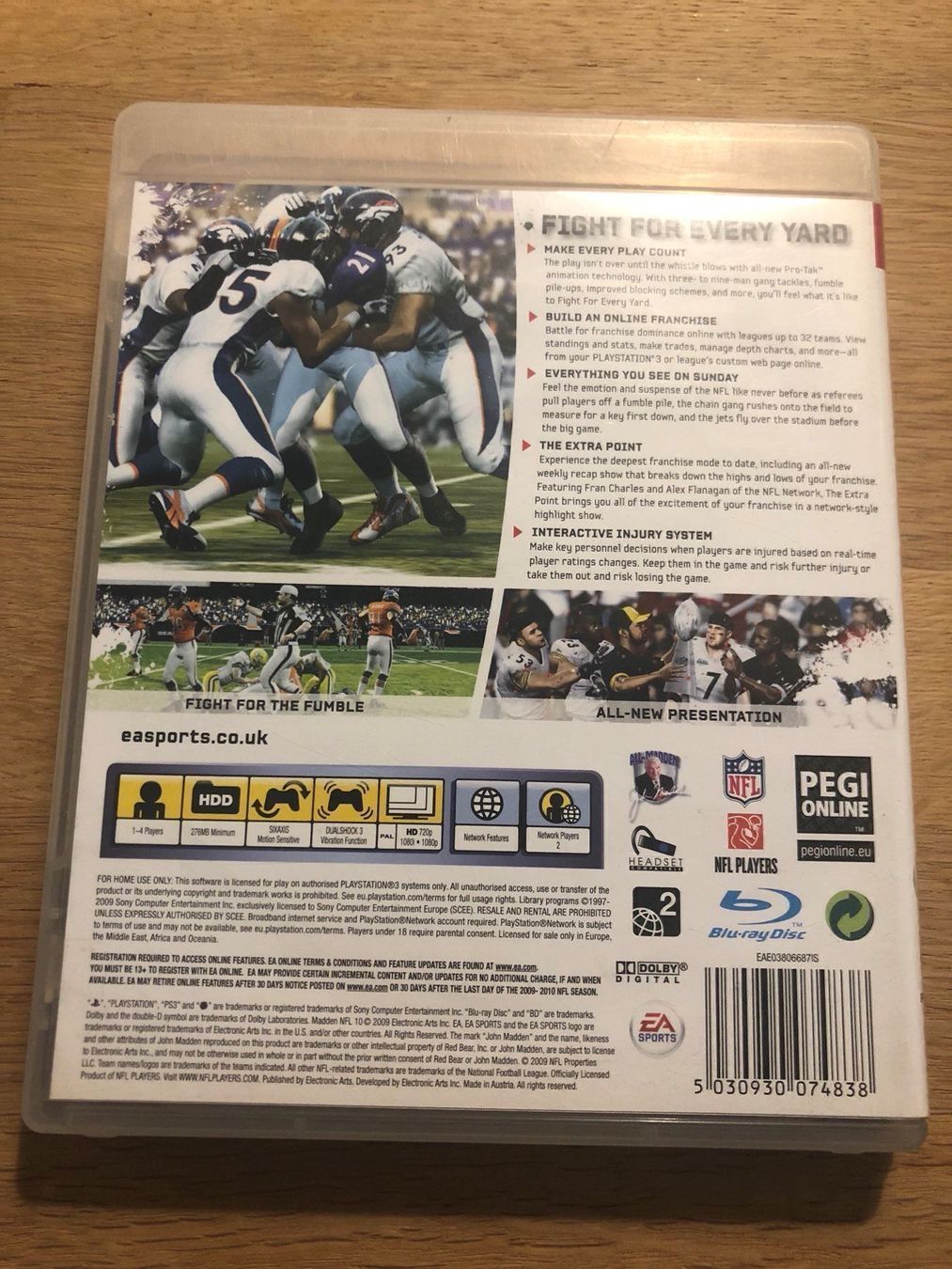 Sony Giochi: Madden NFL 10 für Ps3 – Usato da Kestenholz venduto da Inna09 1
