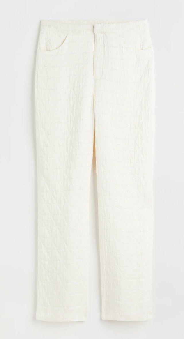 H&M Hosen: H&M gesteppte Hose Gr. 40 cremeweiss – Neu (gemäss Beschreibung) aus Erlinsbach SO von ULIKH