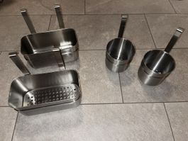 Edelstahl Behälter Set zum Einhängen