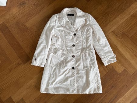 Marc Cain Damenmantel Cremeweiss Gr 5, 42-44 Mantel Frauen