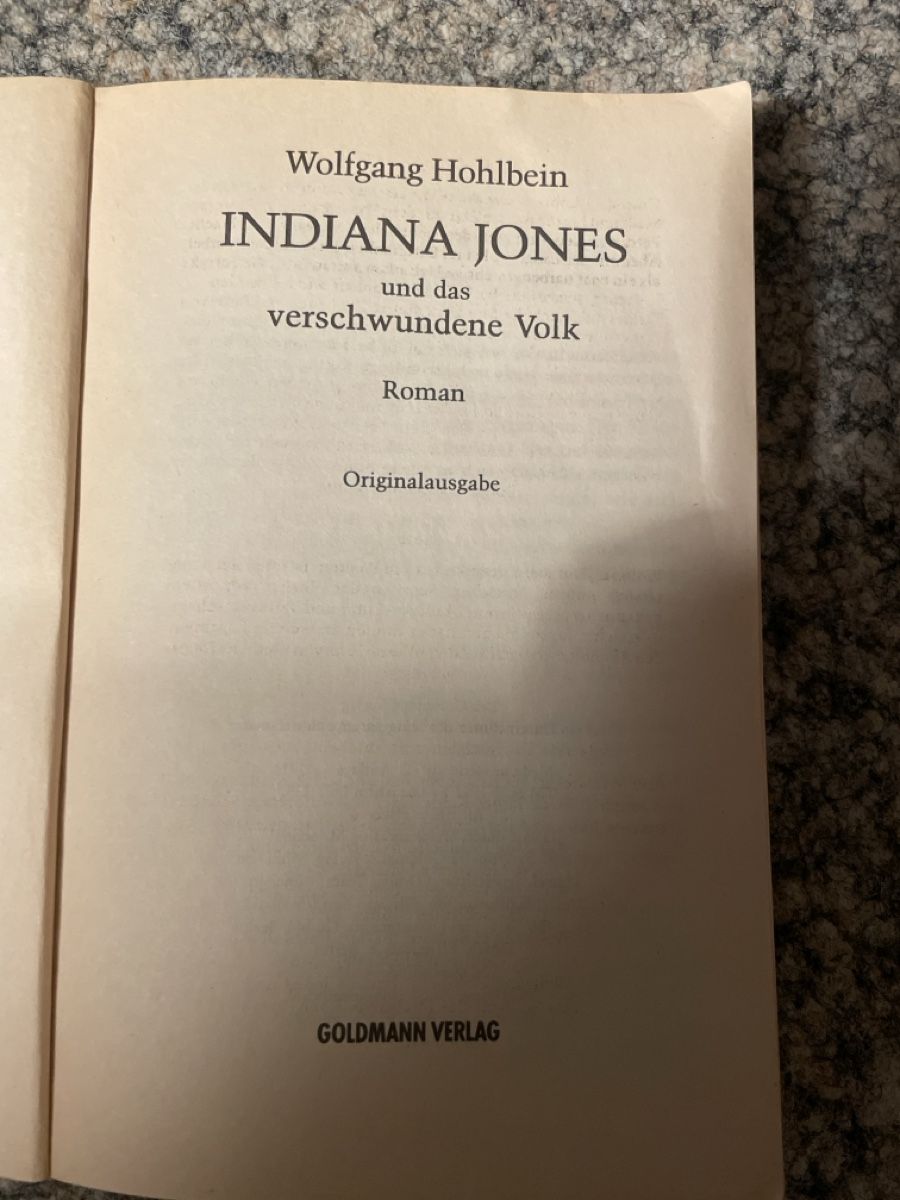 Libri: Indiana Jones Buch – Usato da Brittnau venduto da oneworld74 1