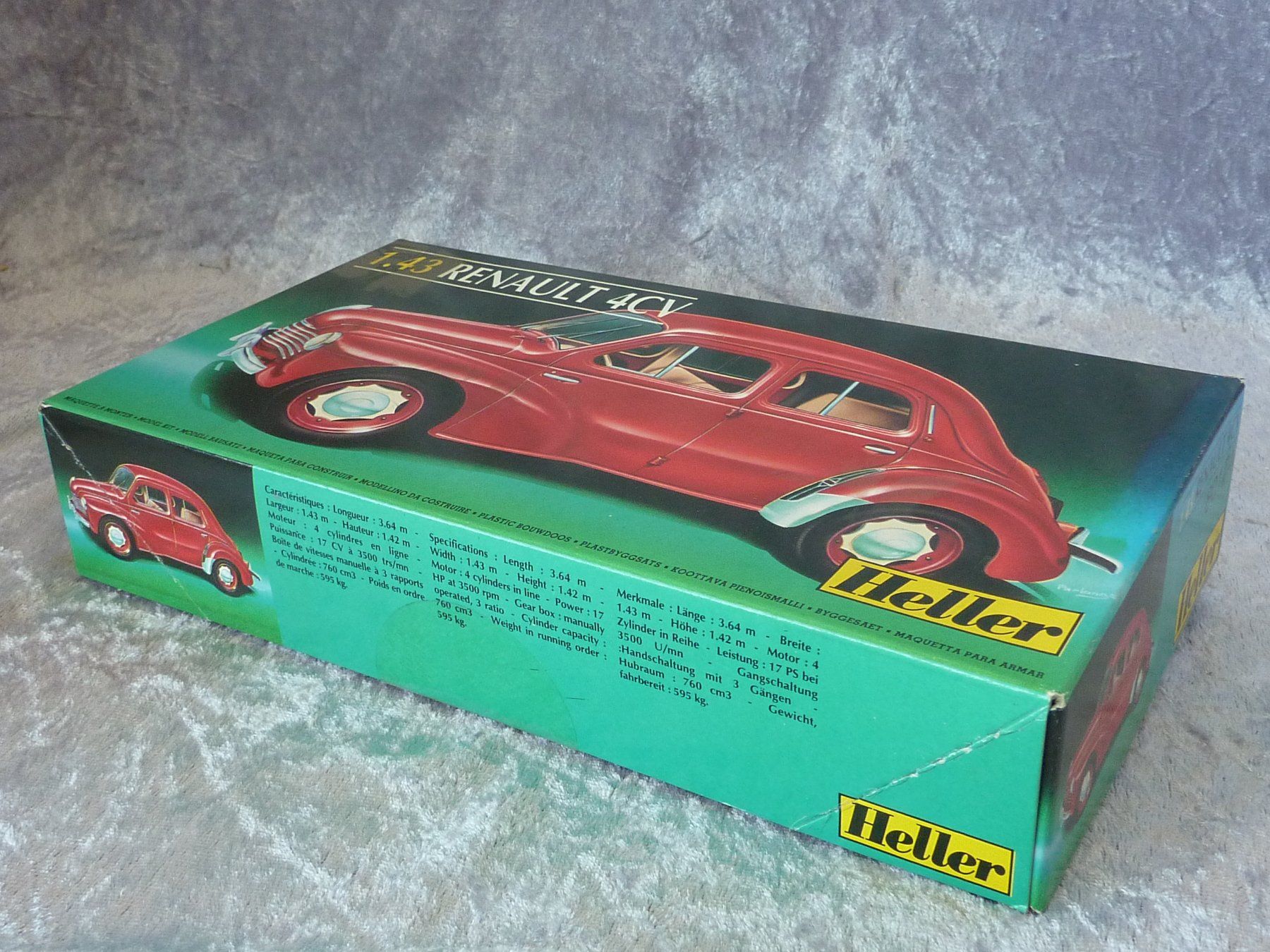 Heller Modellautos: Renault 4CV 1:43 – Neu und originalverpackt aus Dürrenäsch von modellautos4you 1