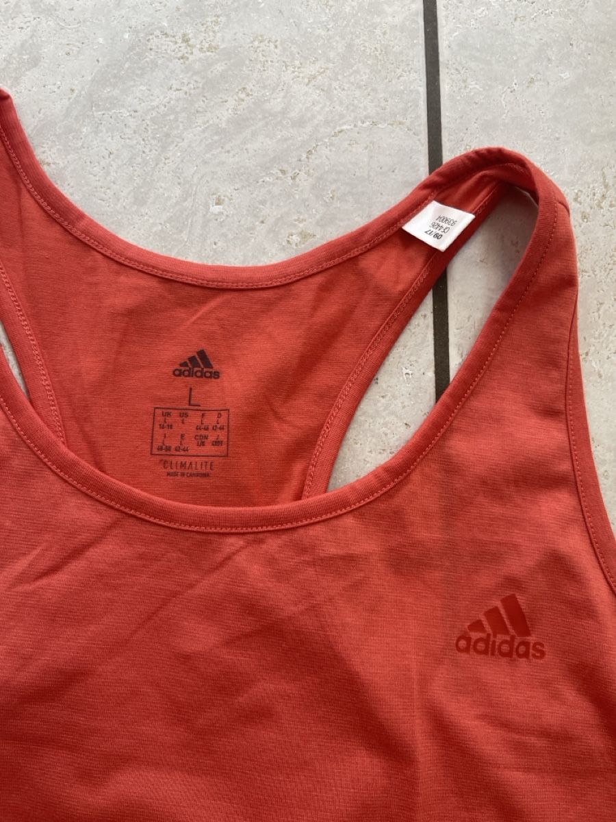 Adidas Top: Neues Adidas Climalite Trägershirt Gr L – Nuovo (secondo la descrizione) da Lostorf venduto da Luelostorf 2