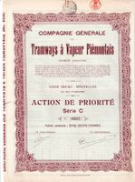 Tramways à Vapeur Piémontais SA 1924