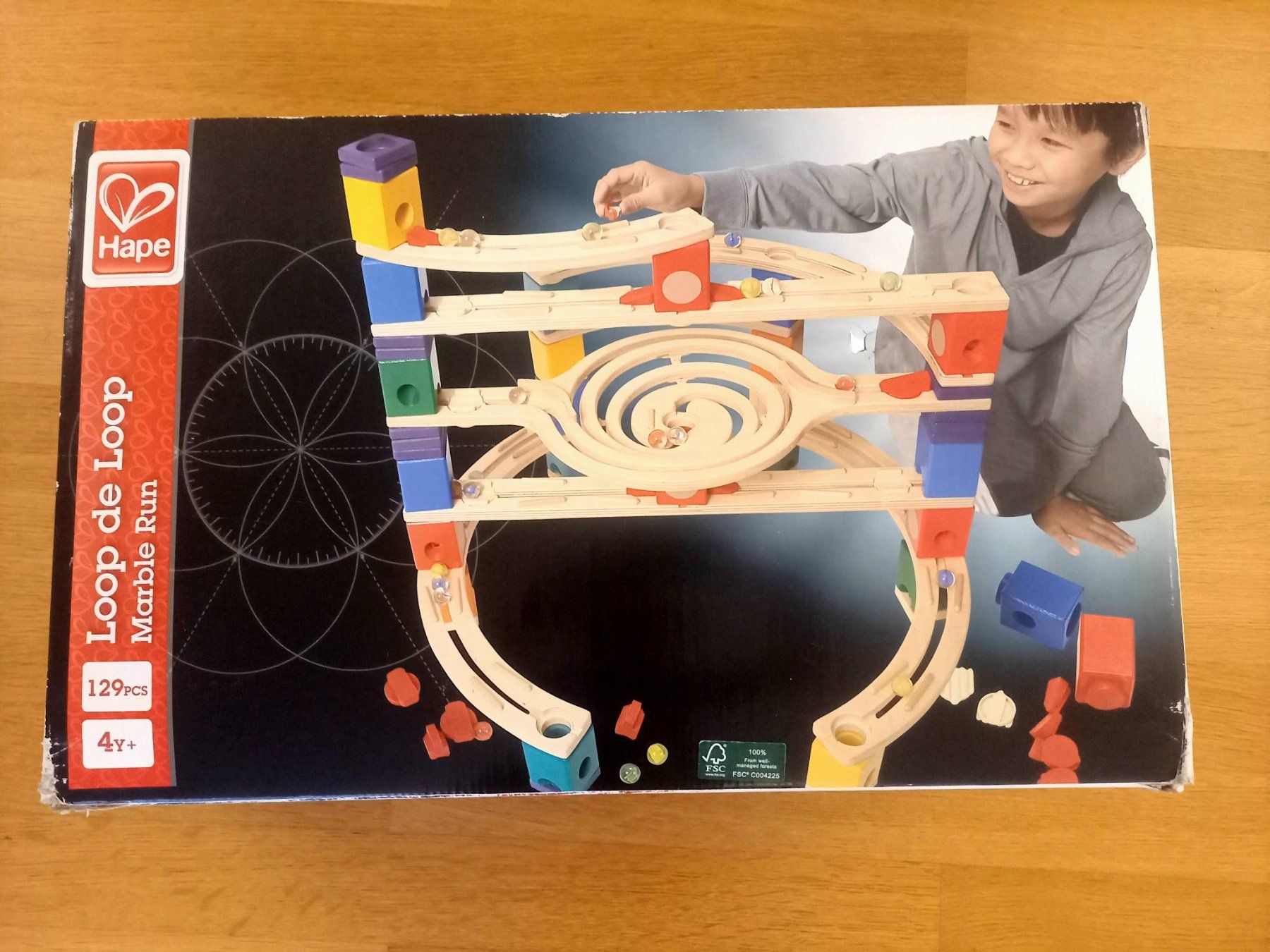 Hape Giocattoli: Hape Quadrilla Kugelbahn Loop de Loop – Usato da Zürich venduto da steibo 2
