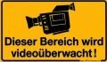 PST-Schild-DIESER BEREICH WIRD VIDEOÜBER