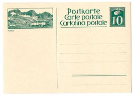 1927 Bildpostkarte Nr. 107-016 Bild FURKA *