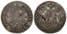 Zürich 10 Schilling 1743 /953