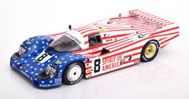 PORSCHE 956 LH #8 24h LE MANS 1986 FOLLMER 1:18 SOLIDO