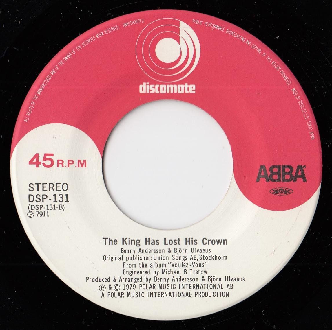 Schallplatten: Abba Vinyl Single von 1979 – Gebraucht aus Volketswil von Abcrecords 2