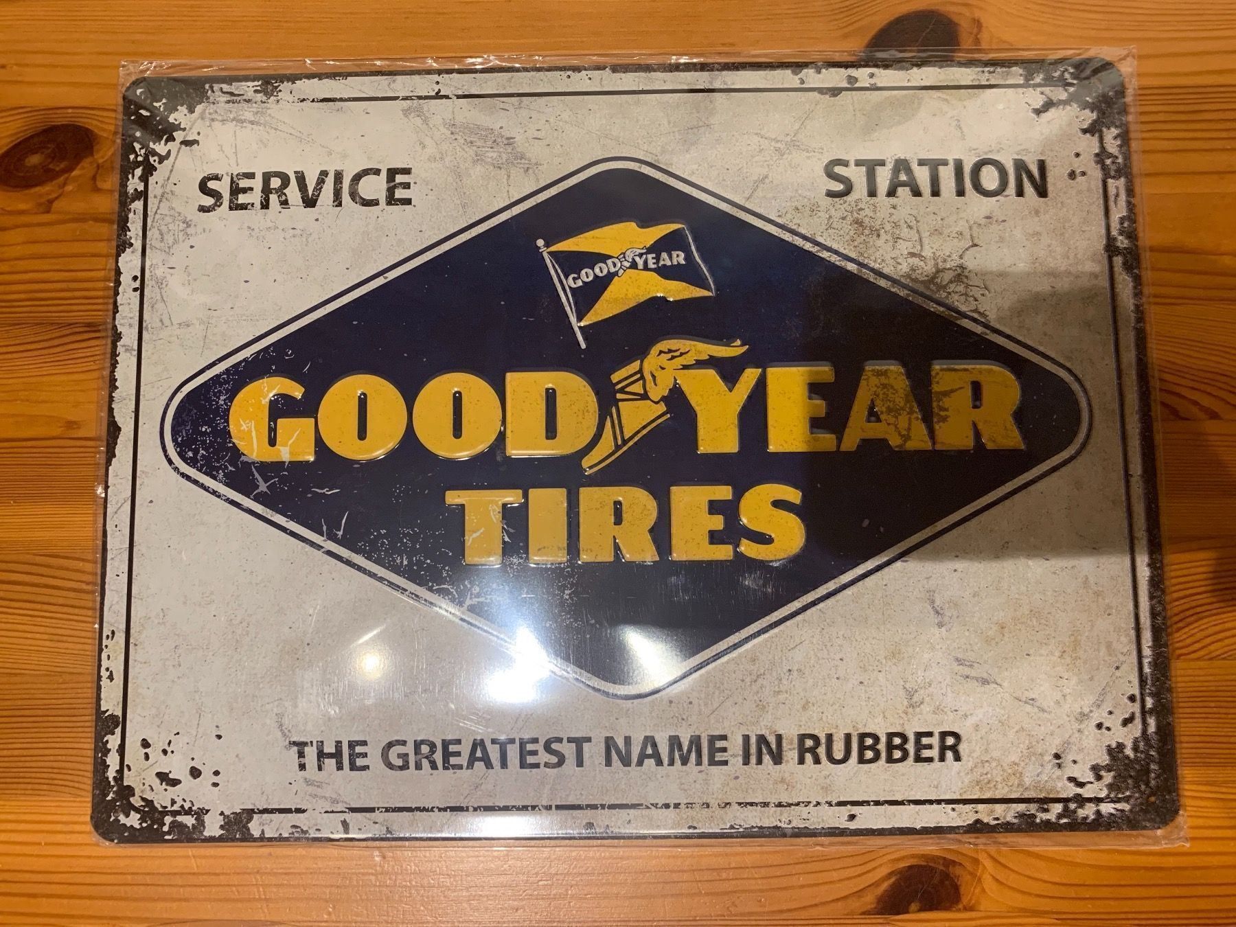 Goodyear Insegne: Blechschild Good year - NEU – Nuovo (secondo la descrizione) da Sisseln AG venduto da Baslerin1981