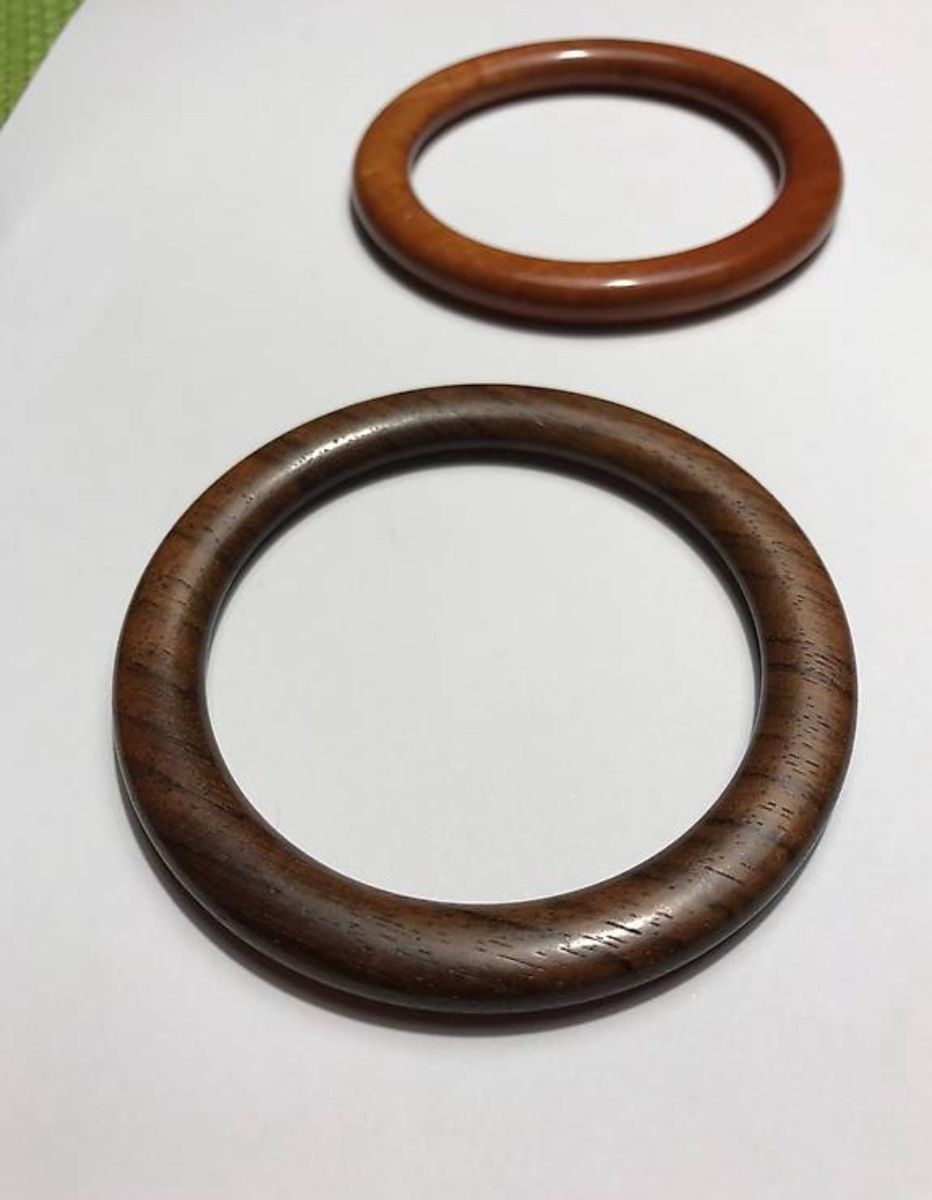 Armbänder & -reifen: 2 Holz Armreifen, Vintage, – Neu (gemäss Beschreibung) aus Aesch BL von Micimacko-4 2