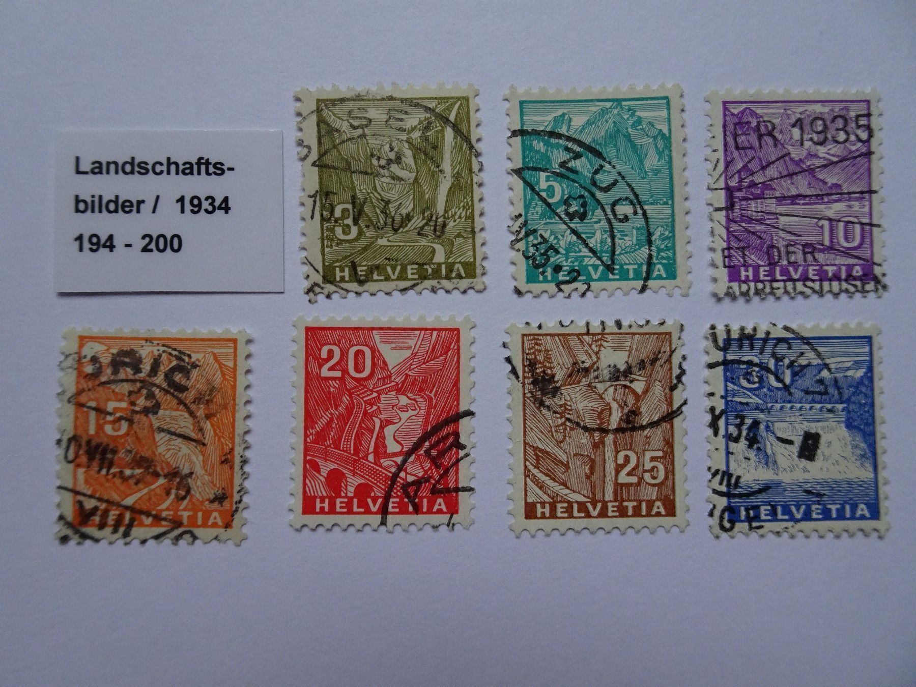 Tous les timbres: 1936 – D'occasion à Aadorf par Chnorli-Furz