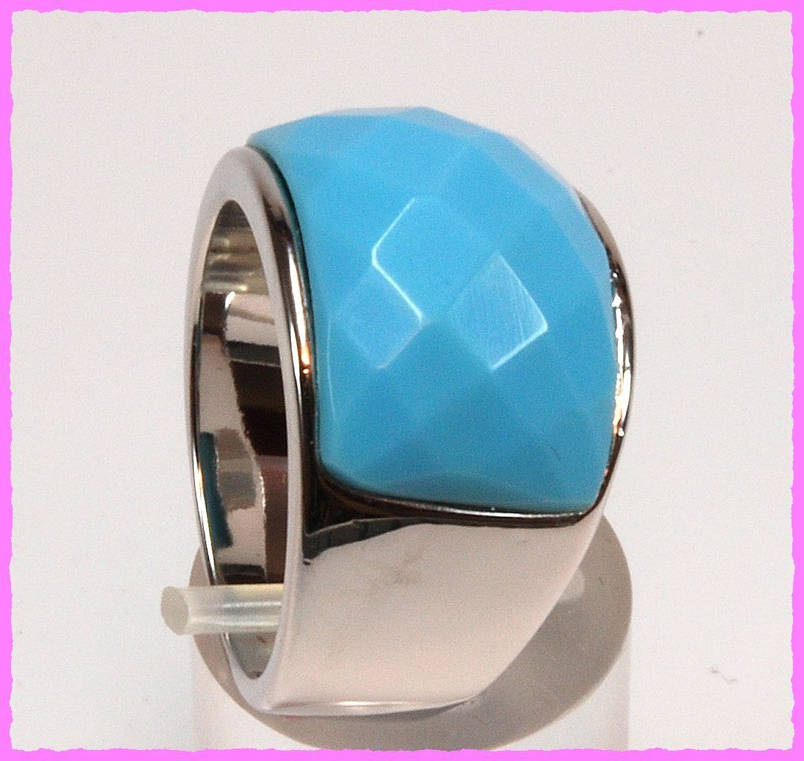 Anelli: Wow, breiter Ring mit Zirkonia – Nuovo e nell'imballaggio originale da Oberglatt ZH venduto da Diamond-Girl 1