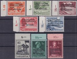 OIR, Nr.1-8 (Versch. Darstellungen) postfrisch ** Kat: 240.-