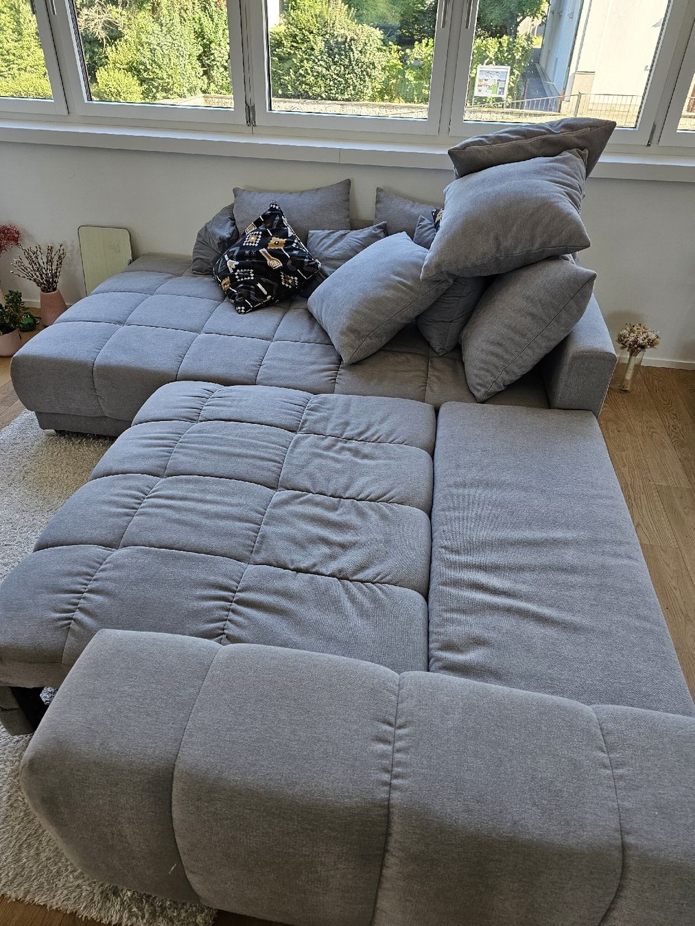 Sofas: Corner Sofa grey with storage good condition – D'occasion à Baden par mtw_6tq6 6