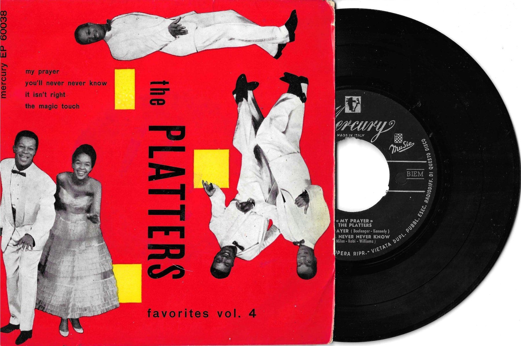 Dischi in vinile: The Platters EP - My Prayer – Usato da Savagnier venduto da Ne2065