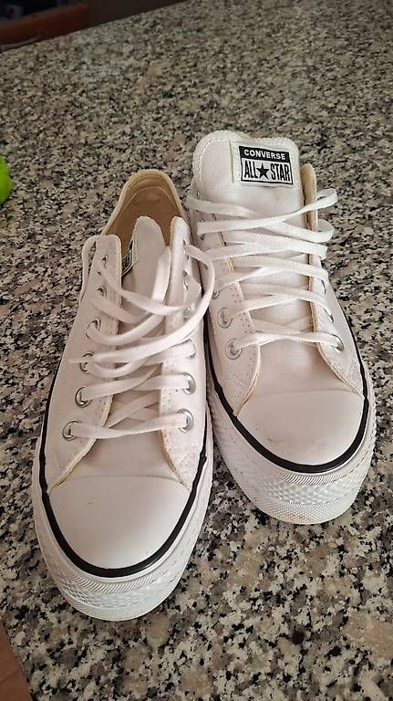 Damenschuhe: Converse Chuck Taylor All  Star Platform bianche - 37.5 – Gebraucht aus Montagnola von nat_qs7w 3