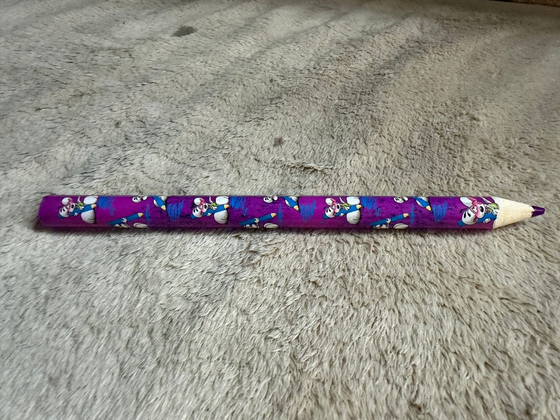Penna & Evidenziatori: Diddl Original Buntstift breit Violett 16cm lang – Usato da Kastanienbaum venduto da Muenchnerkindl1