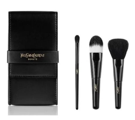 NEW YSL Yves Saint Laurent Makeup Brush Set with Case